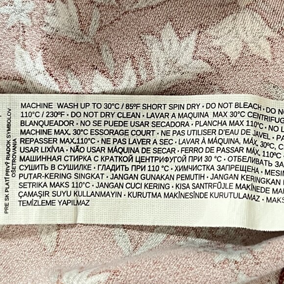 MNG Mango Red Floral V-Neck Mini Dress XS Boho Cottagecore Fall Chic Feminine - Picture 9 of 10